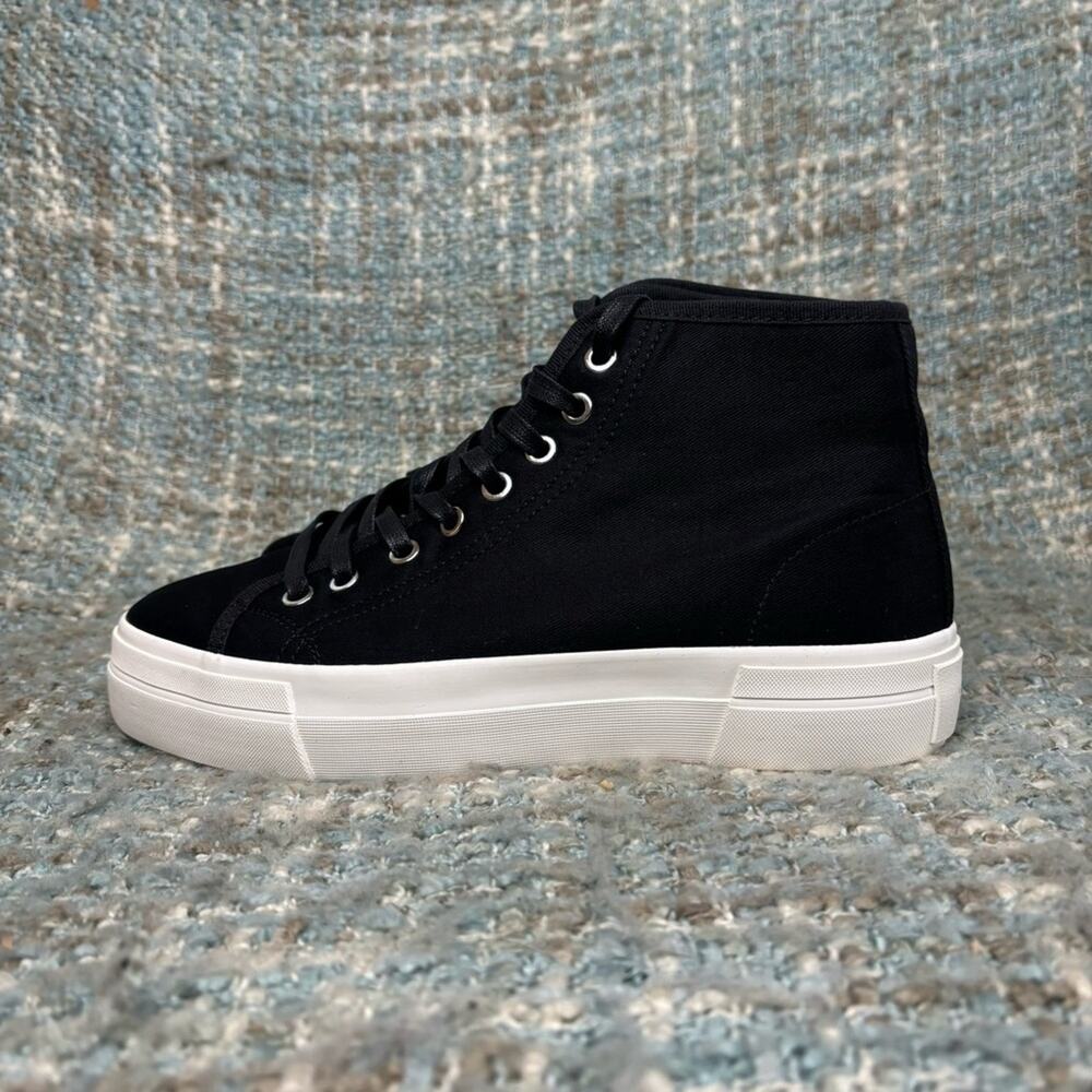NWOB - Vagabond Shoemakers Teddie Textile High-Top Sneaker in Black